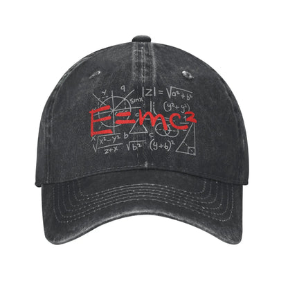 Energy Equals Coffee Baseball Caps