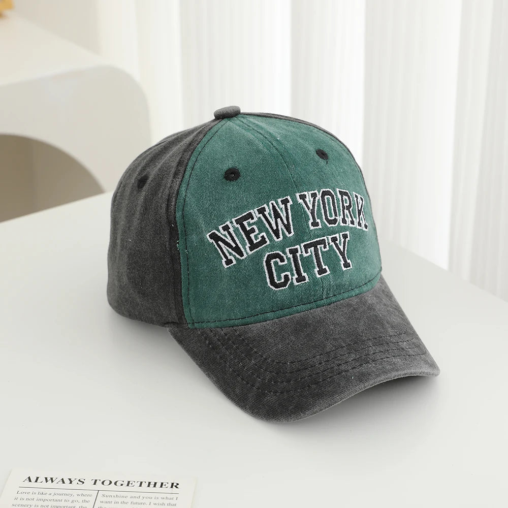 Pure Cotton Multi Color Embroidered Letter Soft Brimmed Baseball Cap For Outdoor Leisure and Sun Protection Beanie Cap