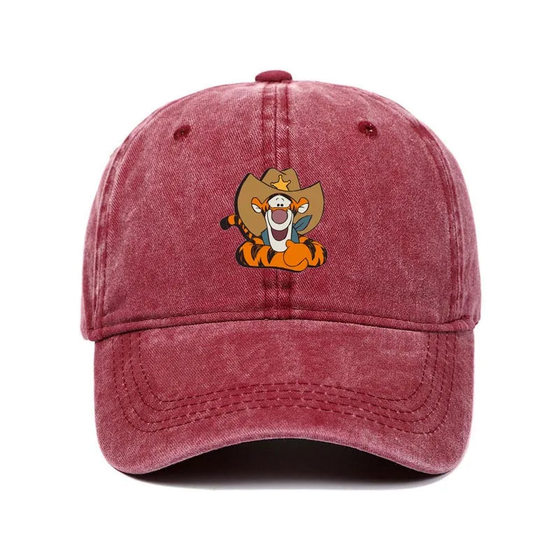 Fashion Cartoon Print Baseball Cap for Men Women