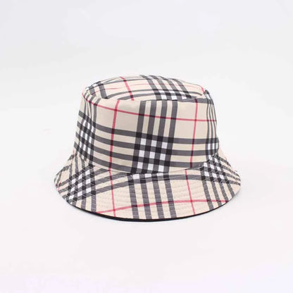 2026 Spring/Summer Pot Hat Versatile Luxury Checkered Fisherman's Hat