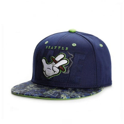 Personality Fashionable Adult Hip-hop Cap Flat-brimmed Cap Basketball Snapback Cap