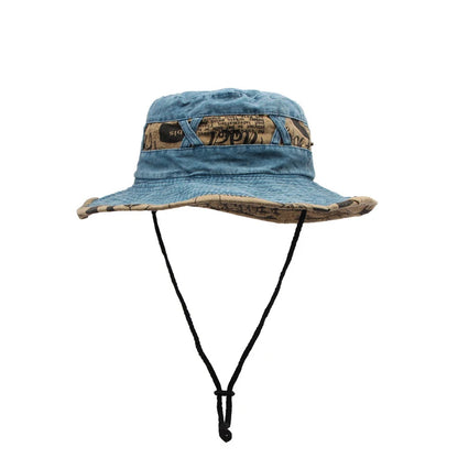 Outdoor Fisherman Hats Men Women Summer Wide Brim Bucket Hat