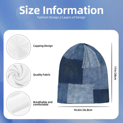 Jeans Style Skullies Beanies Caps For Men Women Unisex