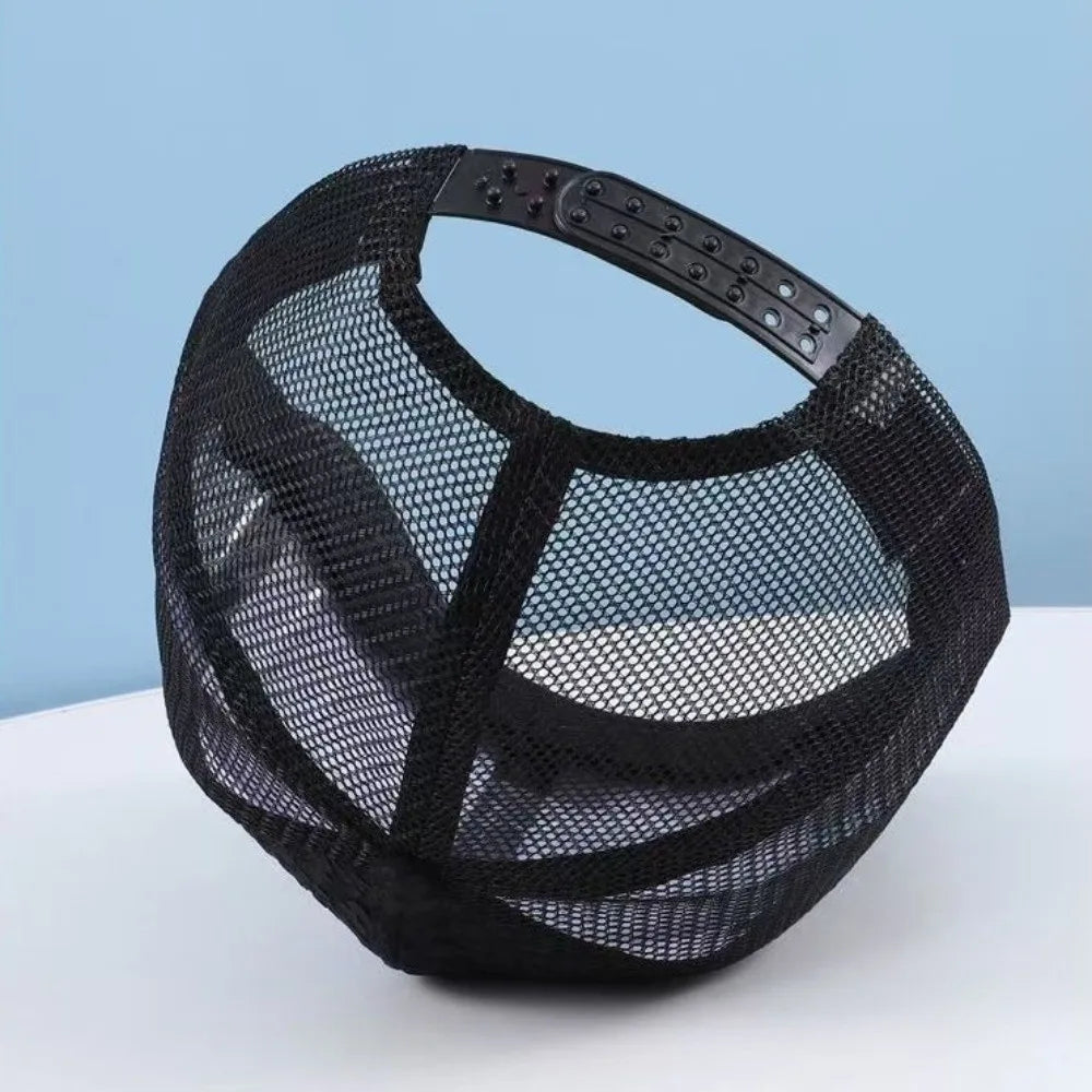New Lace Flower Mesh Cap Adjustable Breathable Baseball Cap