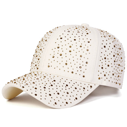 Unisex Rhinestone Baseball Caps Spring Autumn Outdoor