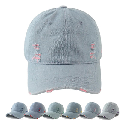 2025 New Vintage Washed Cotton Baseball Cap Men Women