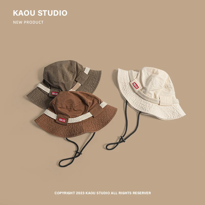 Outdoor Hiking Camping Men's Caps Spring and Summer Bucket Hats for Women