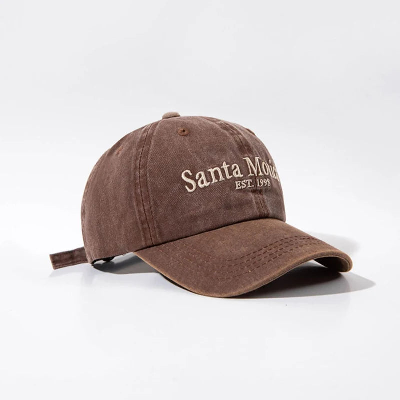 Fashion Retro Letter Embroidery Baseball Hat