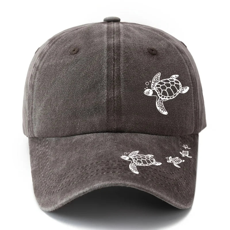 A Stylish Printed Baseball Cap For Both Men And Women