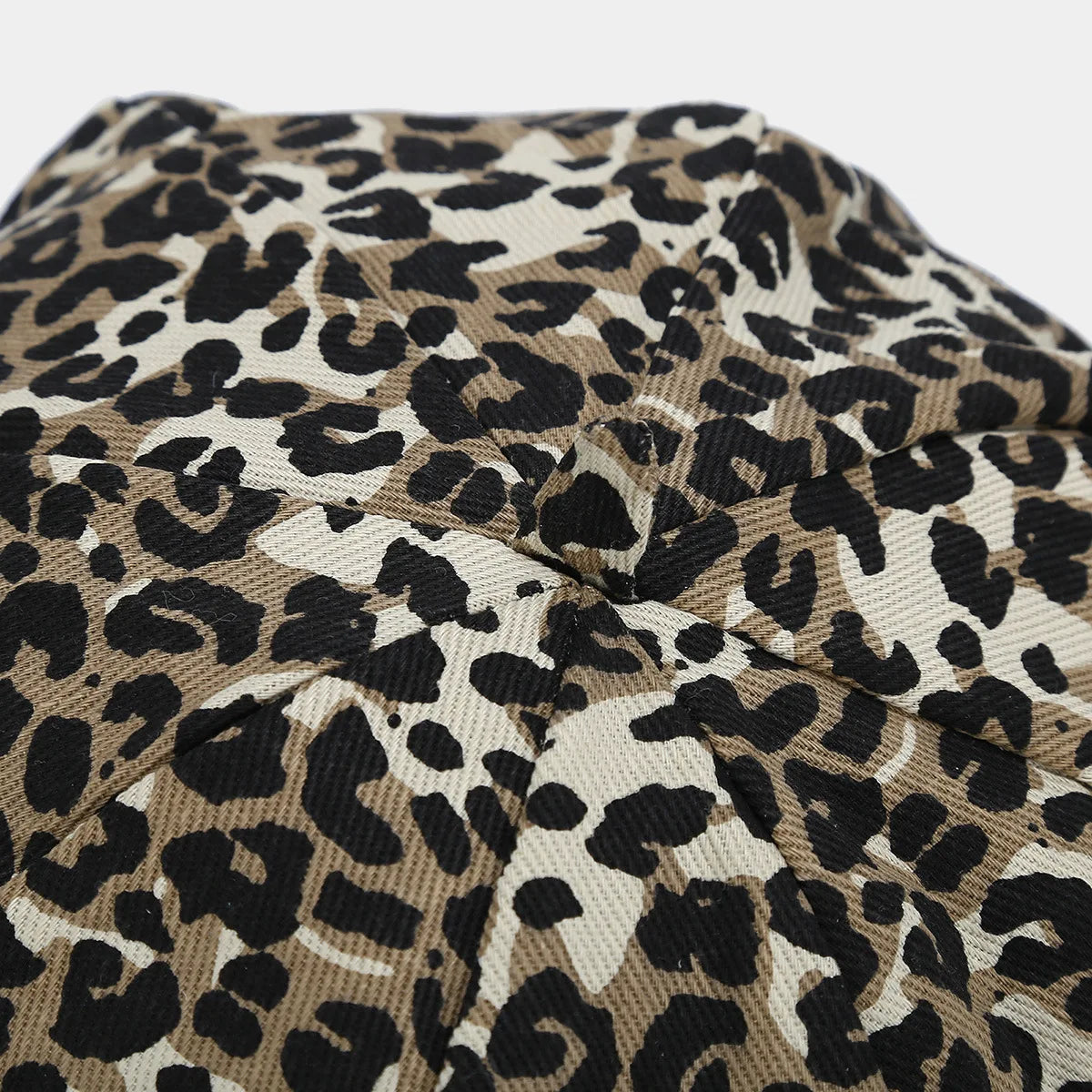 Newsboy Caps Fashion Women Leopard Print Octagonal Hat