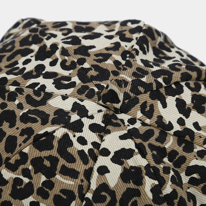 Newsboy Caps Fashion Women Leopard Print Octagonal Hat