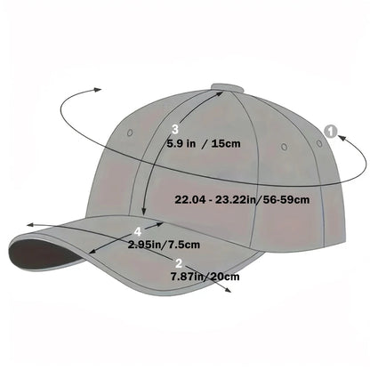 1pc Retro Washed Baseball Caps for Women,with Chili Pepper Embroidery