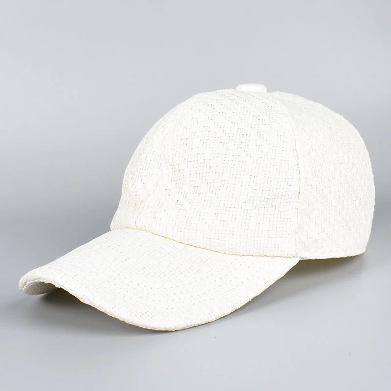 Straw Sun Hat Men Women Summer Baseball Cap