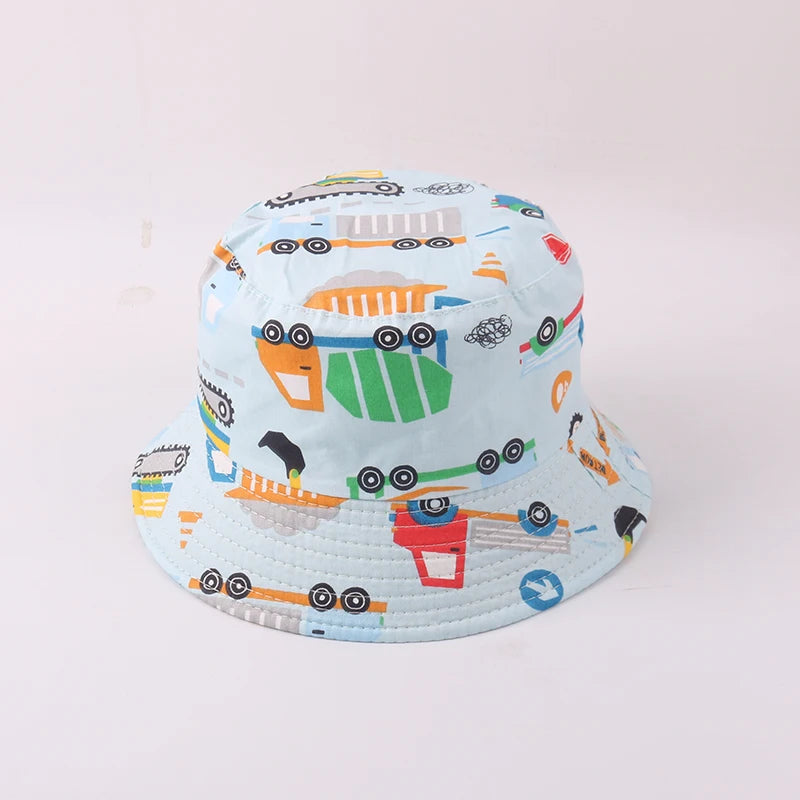 2-4 Years Summer Baby Hat Kids Cotton UV Protection Sun Cap Children