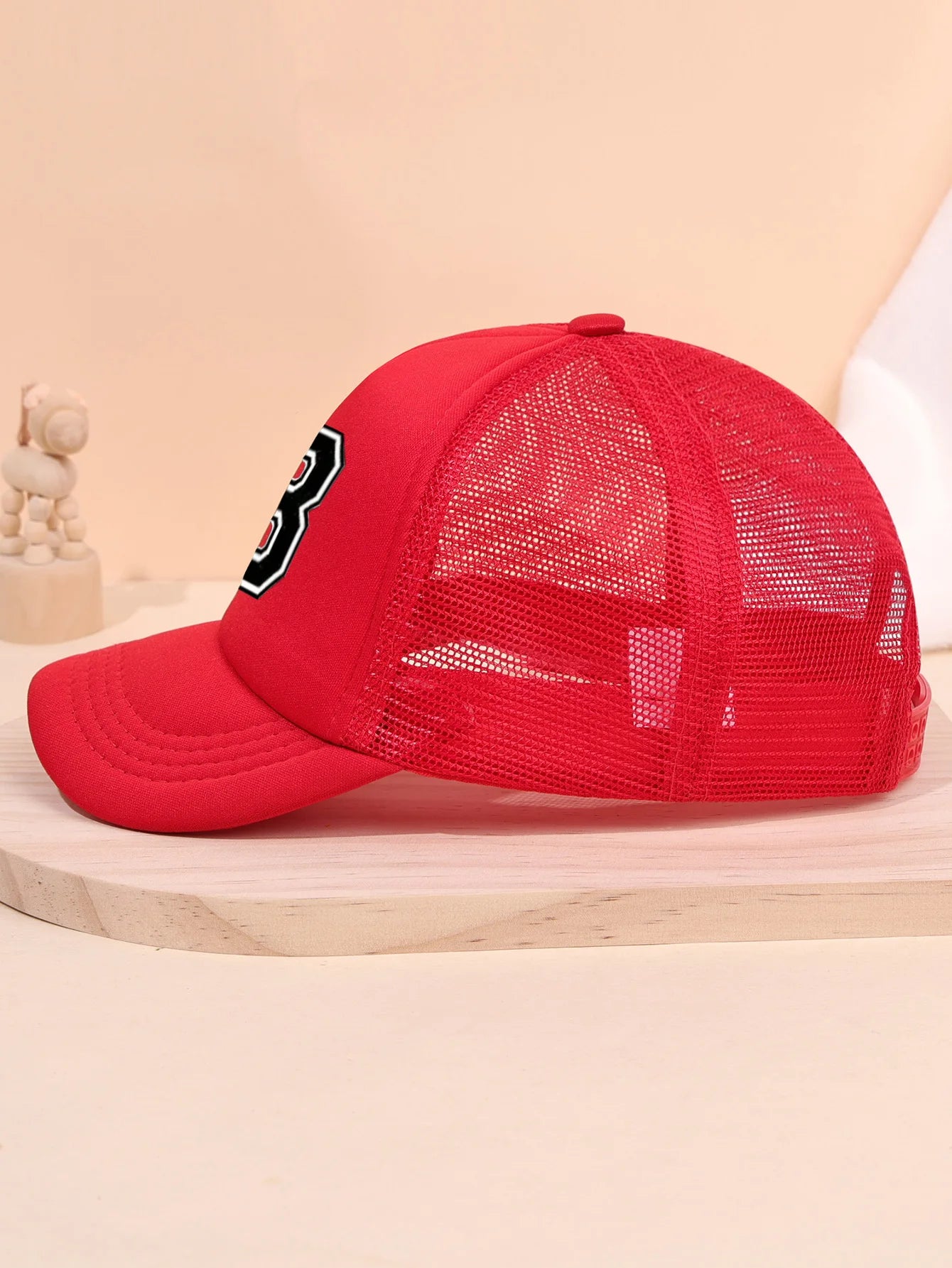 1pc Children's Letter A-Z Sunshade Baseball Cap, Spring and Summer Mesh Breathable