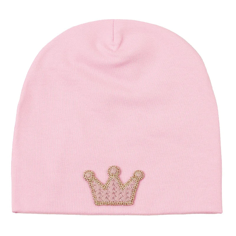 Baby Crown Hat 0-3 Months Newborn Cotton Baby Hat