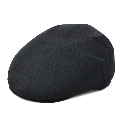 Natural Linen Flat Cap Lightweight Summer Cooling Eco-Friendly Newsboy Hat