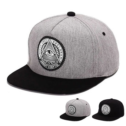 5 Panels Snapback God Eyes Plastic Patch Men Hip Hop For Men Women