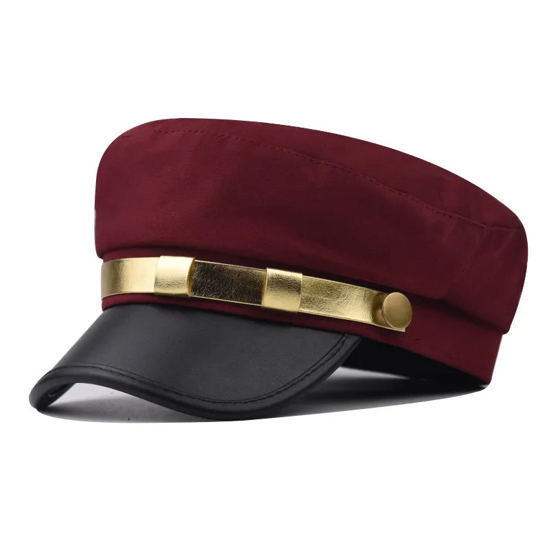 10 Colors Women Girls Caps Newsboy Hat Visor