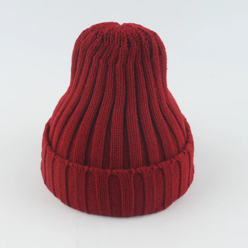 Autumn Winter Beanie Warm Soft Knitted Hat Hip Hop Cap