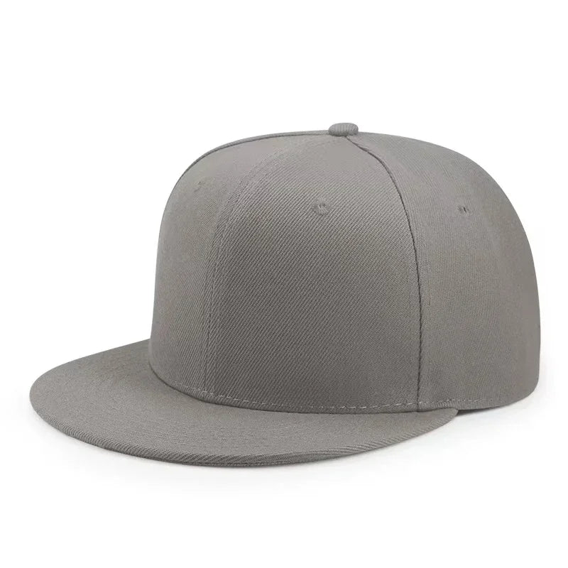 Baseball Caps Adult Flat Peak Hip Hop Fitted Hat Men Women
