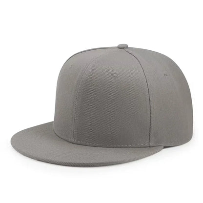 Baseball Caps Adult Flat Peak Hip Hop Fitted Hat Men Women