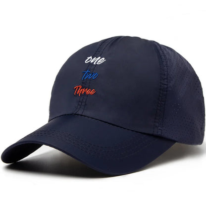 Unisex simple Letter Embroidery Baseball Cap Spring and Summer