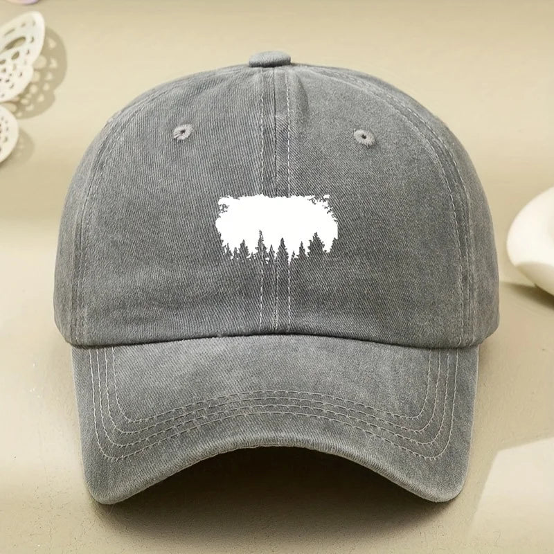 Forest Printed Baseball Cap for Men and Women