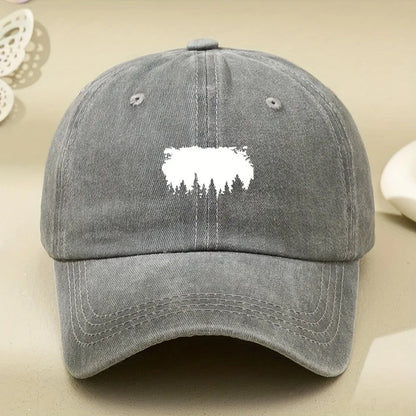 Forest Printed Baseball Cap for Men and Women