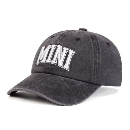 Unisex Parent Child Mama/Mimi Embroidery Wash Baseball Caps