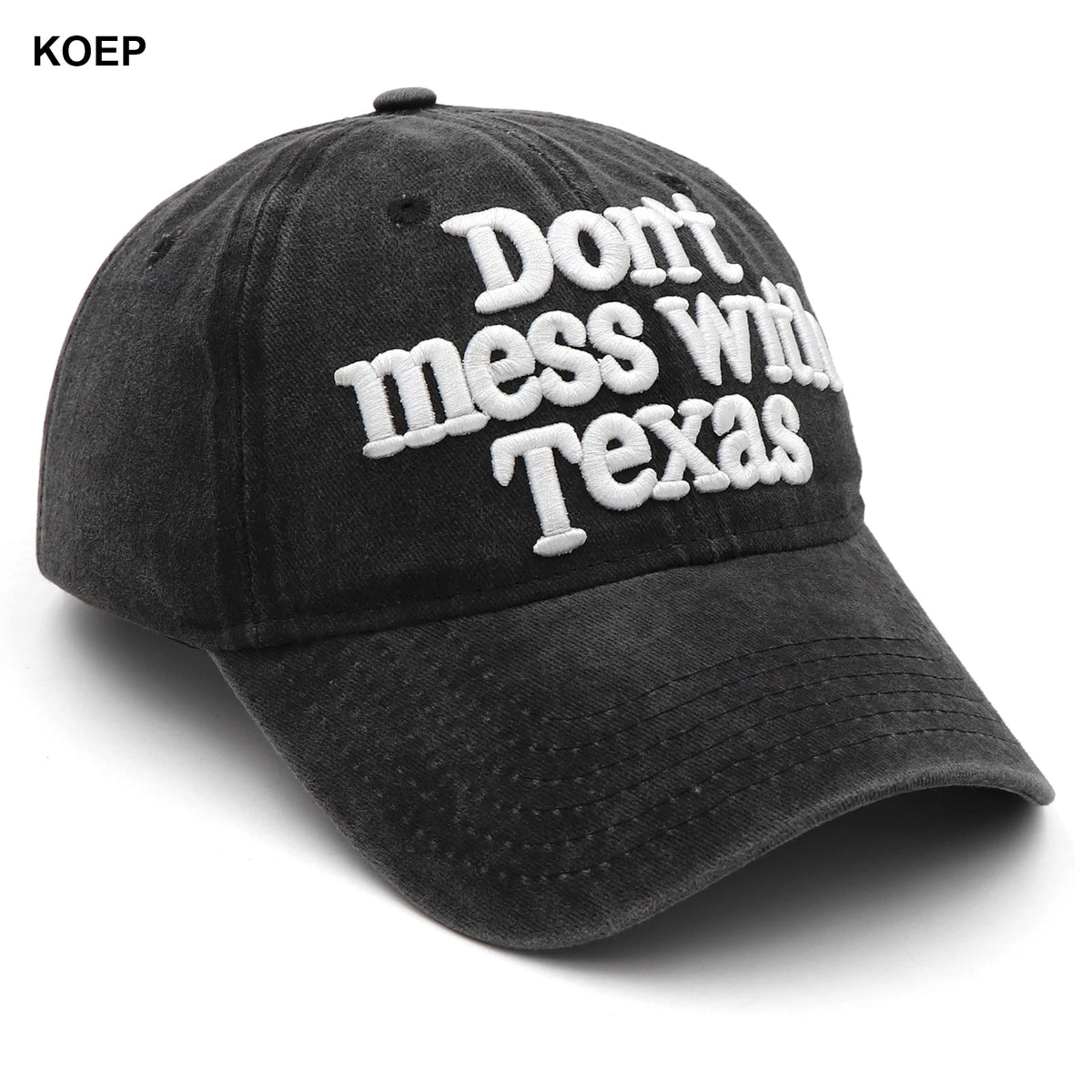 Washing With Water Don't Mess With Texas Baseball Cap