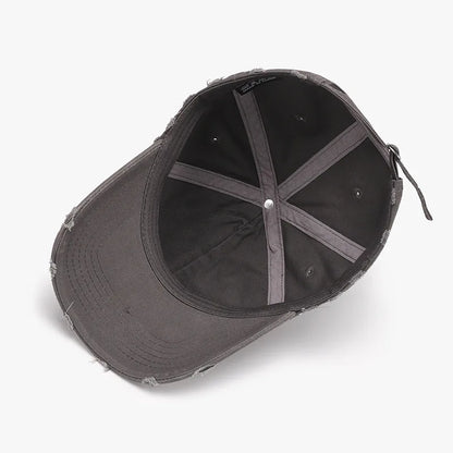 Women's Washed Distressed Baseball Cap For Outdoor Sports