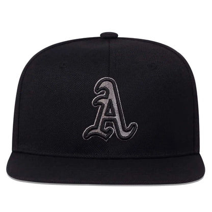 Unisex Gothic Alphabet Embroidery Hip Hop Hats Outdoor
