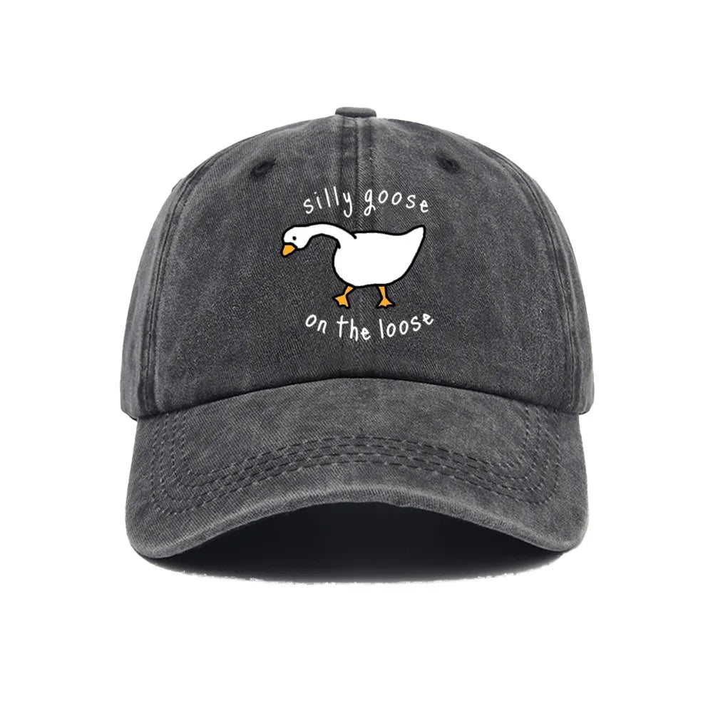 Big Goose Printed Baseball Hat for Men and Women