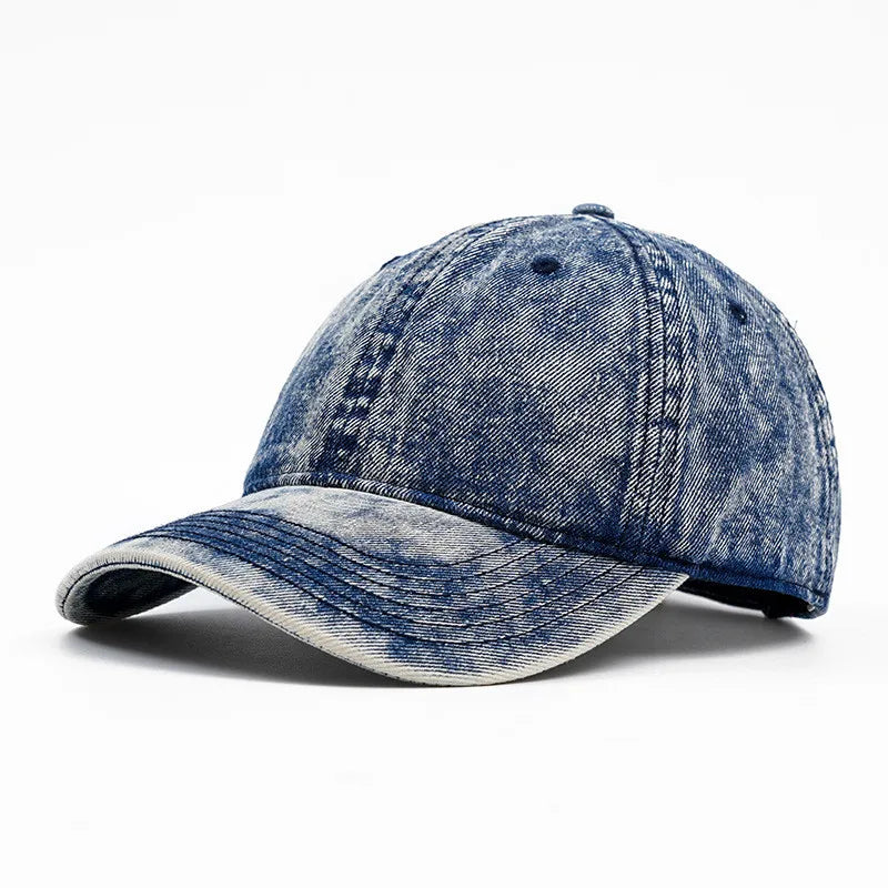 Four Seasons Denim Solid Casquette Baseball Cap