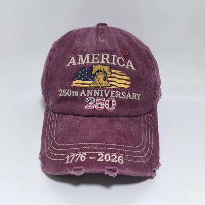 American 250th Anniversary 1776-2026 Baseball Cap