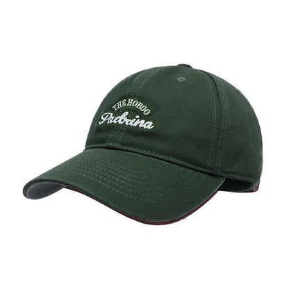Women Washed Cotton Baseball Cap Summer