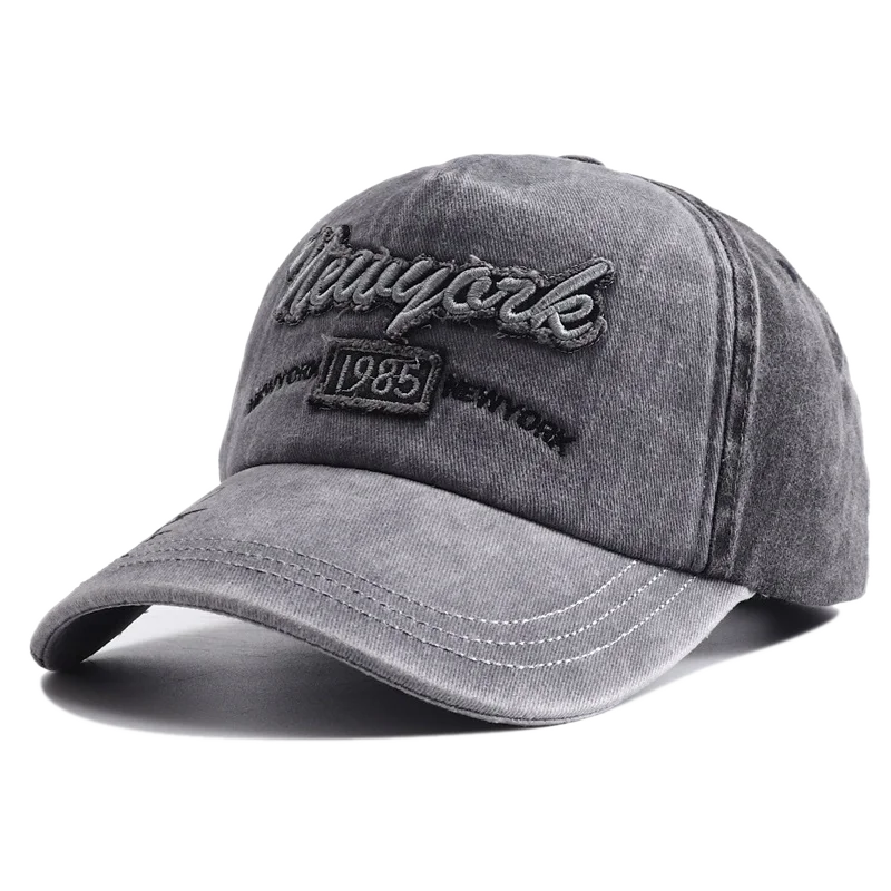 New Unisex Washed Cotton Snapback Hat