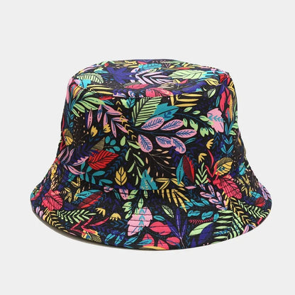 Unisex Panama Bucket Hats Ethnic Style Pattern Fisherman Cap For Men And Women