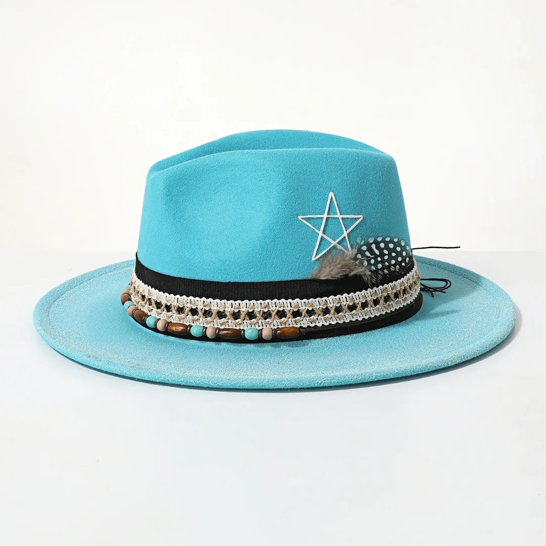 Handmade Fedora Hat Suede Men's And Women's Hat