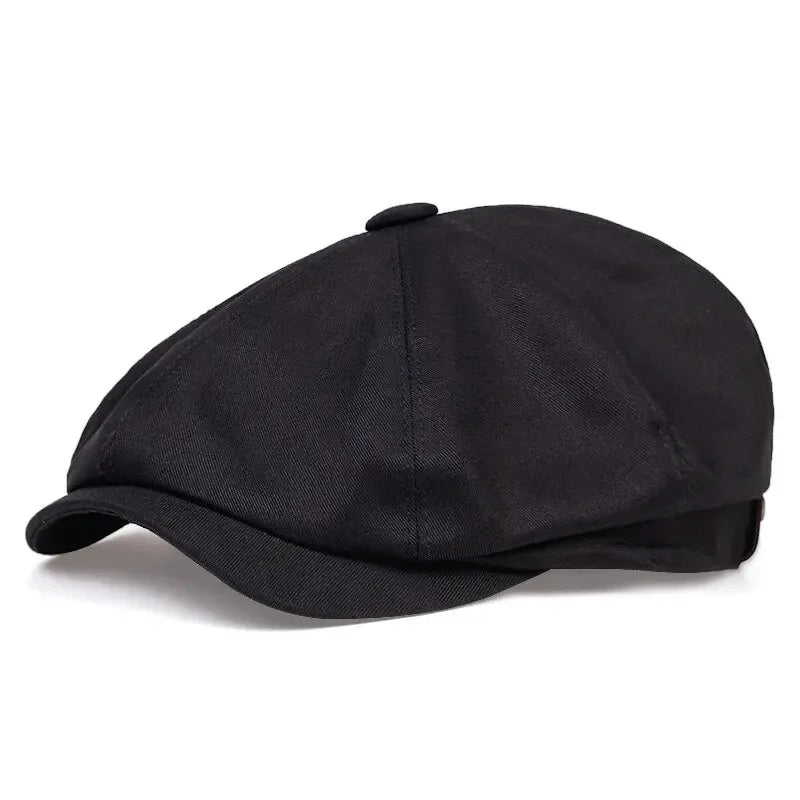 Men Retro Newsboy Caps Stitching Berets Cap