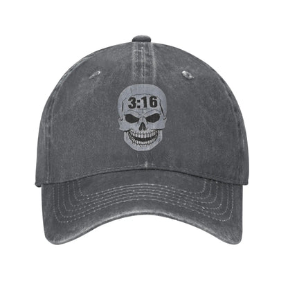 Vintage Stones 316 Steve Austin Cold Baseball Caps Unisex Distressed Washed Sun Cap