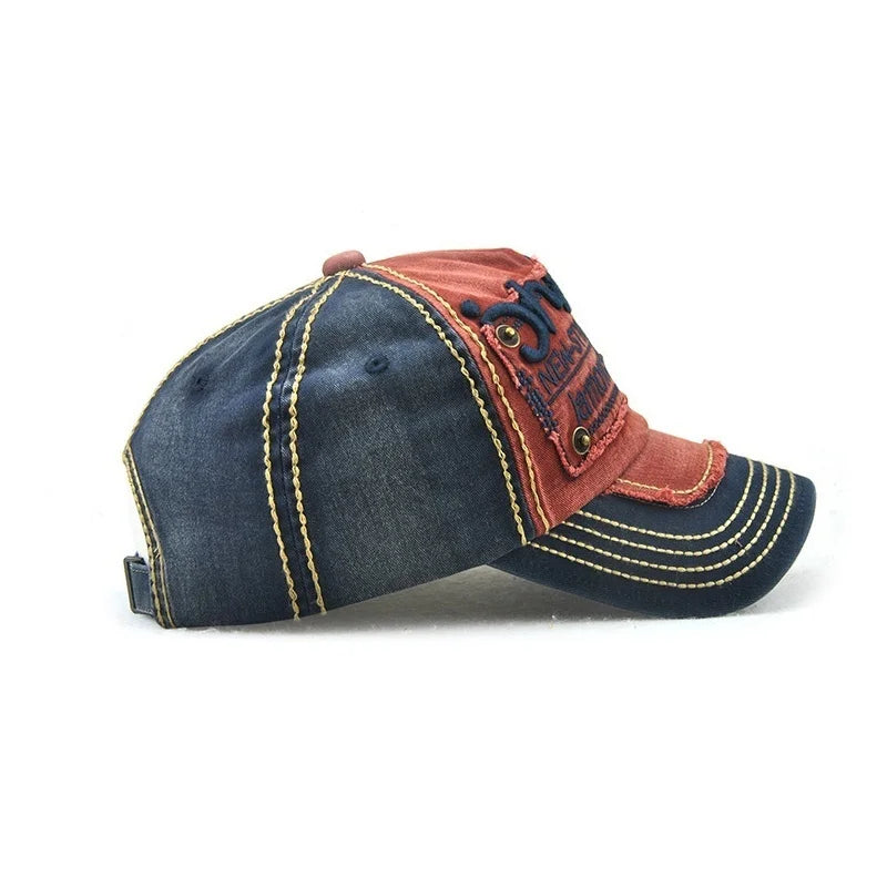 High Quality Fist Rivet Element Embroidery Cotton Baseball Cap Hip Hop Hat