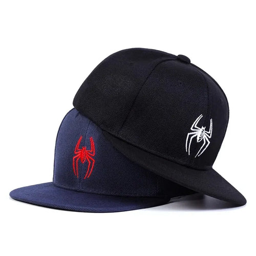 Children Spider Embroidery Baseball Caps Hip-Hop Hats Spring and Summer Outdoor Adjustable Casual Hats Boy Girl Trave