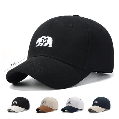 New Four Season Workwear Short-Brim Baseball Cap Breathable Duckbill Hat Outdoor Fishing Sun Hat