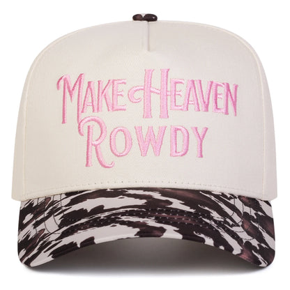 Unisex Make Heaven Rowdy Letter Embroidery Baseball Caps Spring Autumn