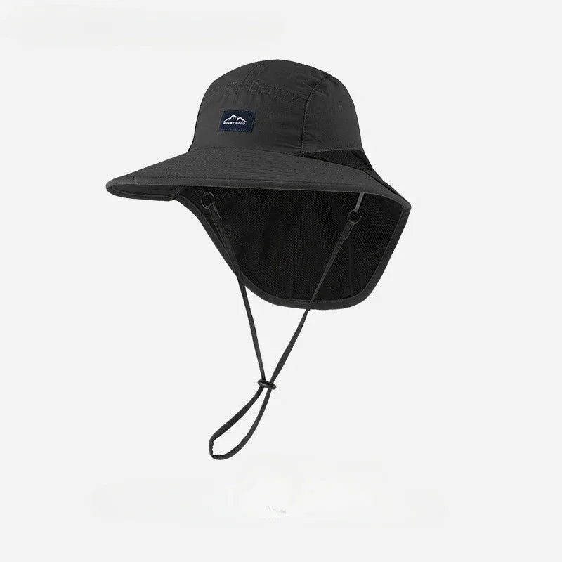 Unisex Summer Wide Brim Waterproof Quick-Drying Panama Caps