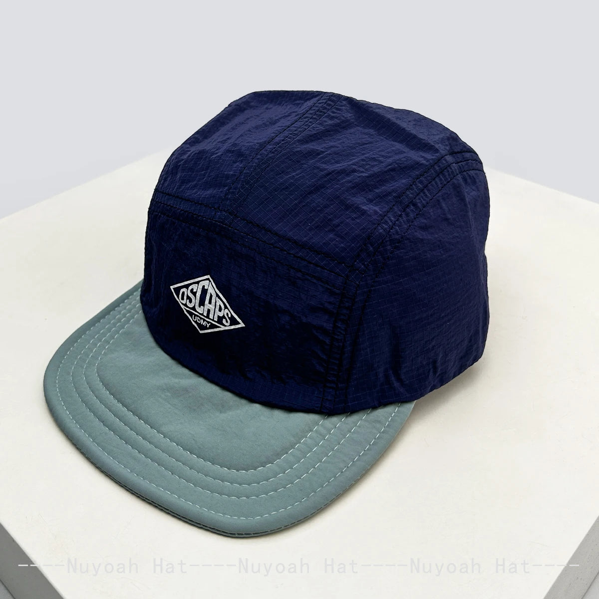 Versatile Quick-Dry Plaid Solid Color Block Baseball Hats