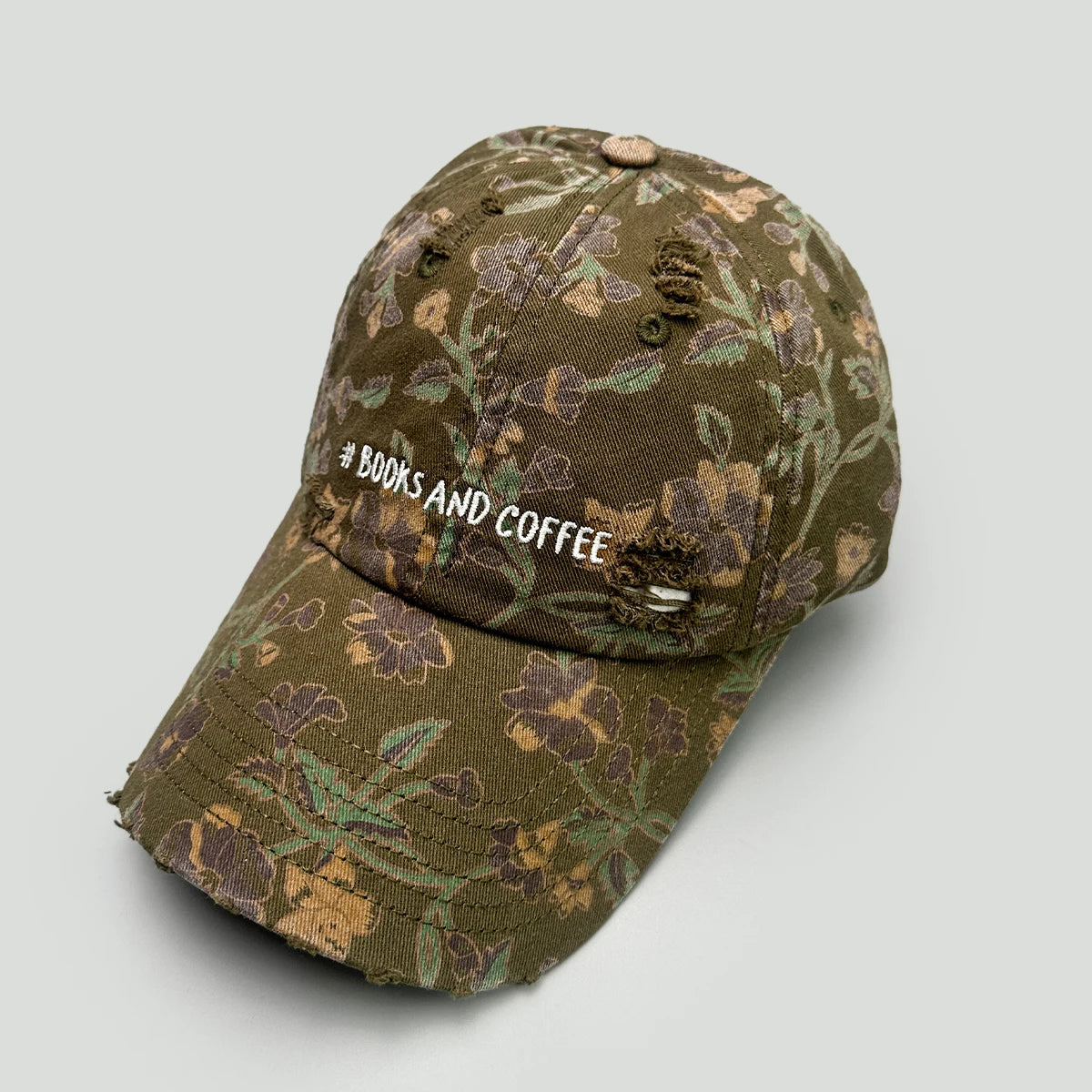 Camouflage Flowers Star Letter Embroidery Baseball Hats