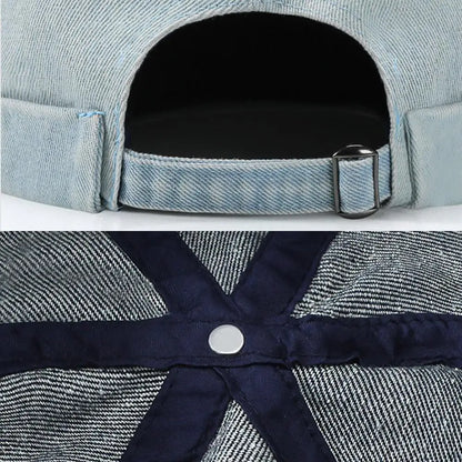 Fashion Cotton Brimless Hat Men Women Adjustable Docker Cap Retro Skullcap Melon Cap